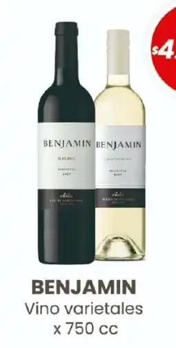 Arcoiris Supermercados Benjamin vino varietales oferta