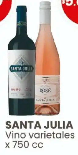 Arcoiris Supermercados Santa julia vino varietales oferta