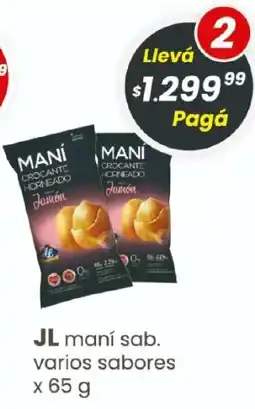 Arcoiris Supermercados Jl maní sab. varios sabores oferta