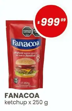 Arcoiris Supermercados Fanacoa ketchup oferta