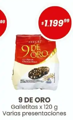 Arcoiris Supermercados 9 de oro galletitas oferta