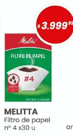 Arcoiris Supermercados Melitta filtro de papel oferta