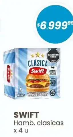 Arcoiris Supermercados Swift hamb. clasicas oferta