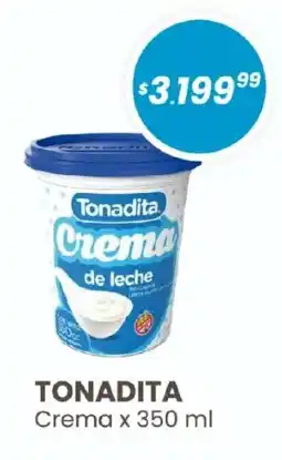 Arcoiris Supermercados Tonadita crema de leche oferta