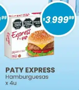 Arcoiris Supermercados Paty express hamburguesas oferta