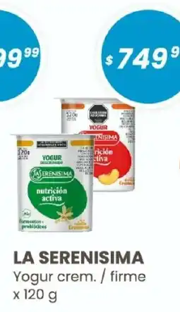 Arcoiris Supermercados La serenisima yogur crem. / firme oferta