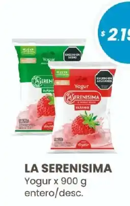 Arcoiris Supermercados La serenisima yogur oferta