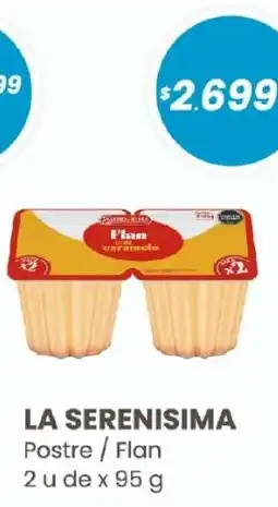 Arcoiris Supermercados La serenisima flan caramelo oferta
