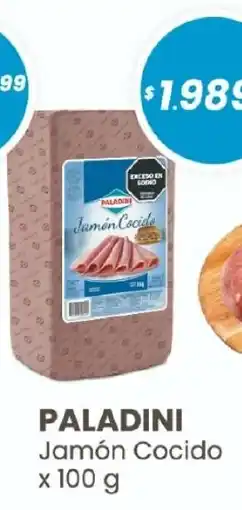 Arcoiris Supermercados Paladini jamón cocido oferta