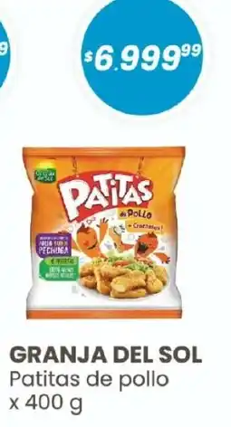 Arcoiris Supermercados Granja del sol patitas de pollo oferta