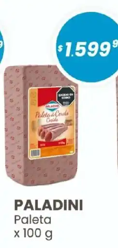 Arcoiris Supermercados Paladini paleta de cerdo cocida oferta