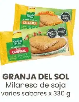 Arcoiris Supermercados Granja del sol milanesa de soja varios sabores oferta