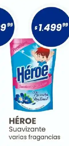 Arcoiris Supermercados Héroe suavizante varias fragancias oferta
