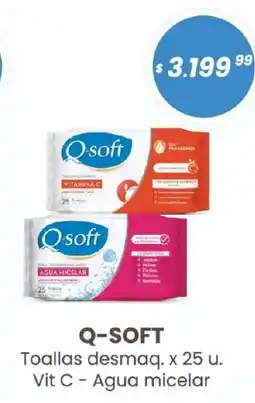 Arcoiris Supermercados Q-soft toallas desmaquillantes oferta