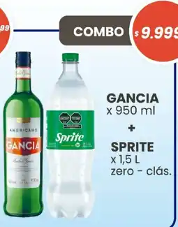Arcoiris Supermercados Gancia americano + sprite zero - clás. oferta