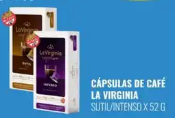 Supermercados Tadicor La virginia cápsulas de café sutil/intenso oferta
