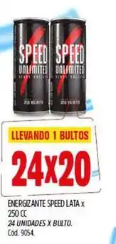 Supermercados Yaguar Speed - energizante speed lata x 250 cc oferta