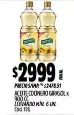 Supermercados Yaguar Cocinero - aceite cocinero girasol oferta