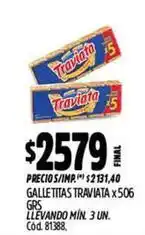 Supermercados Yaguar Traviata - galletitas traviata x506 grs oferta