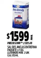 Supermercados Yaguar Dos anclas - sal dos anclas entrefina oferta