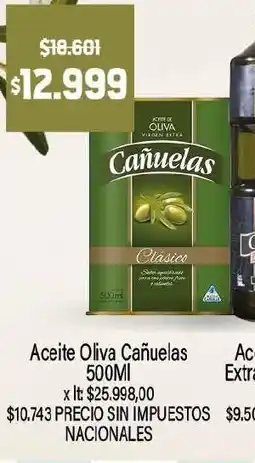 Makro Cañuelas aceite oliva oferta