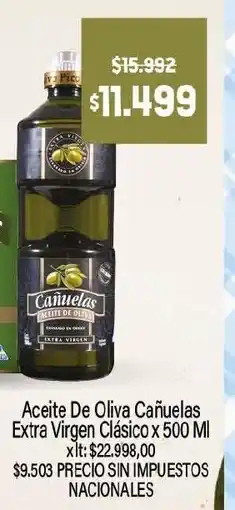 Makro Cañuelas aceite de oliva extra virgen clásico oferta
