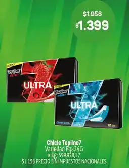 Makro Topline7 chicle variedad oferta