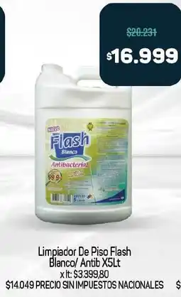 Makro Limpiador de piso flash blanco/antib oferta