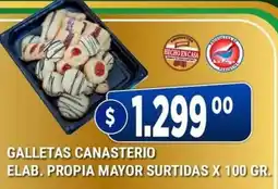 Supermercados Mayor Galletas canasterio elab. propia mayor surtidas oferta