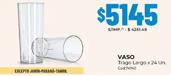 Vaso trago largo