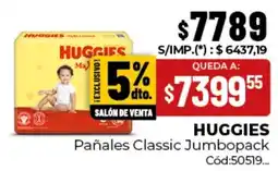 Diarco Huggies pañales classic jumbopack oferta
