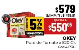 Diarco Okey puré de tomate oferta