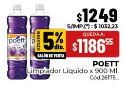 Diarco Poett limpiador líquido oferta