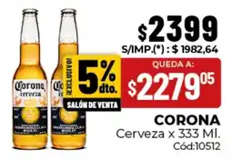 Diarco Corona cerveza oferta