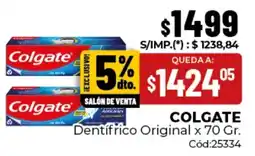 Diarco Colgate dentífrico original oferta