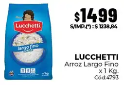 Diarco Lucchetti arroz largo fino oferta