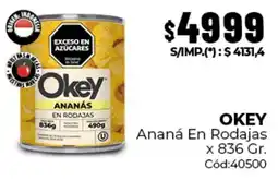 Diarco Okey ananá en rodajas oferta