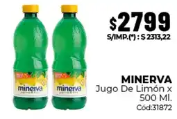 Diarco Minerva jugo de limón oferta