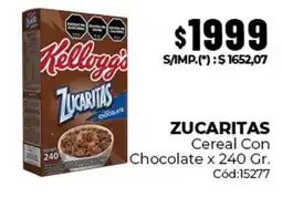 Diarco Kellogg's zucaritas cereal con chocolate oferta