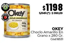 Diarco Okey choclo amarillo en grano oferta