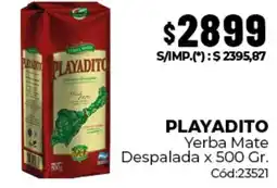 Diarco Playadito yerba mate despalada oferta
