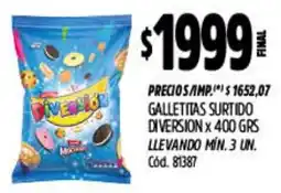 Supermercados Yaguar McDonald's galletitas surtido diversion oferta