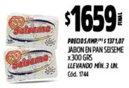 Supermercados Yaguar Salsamo jabon en pan oferta