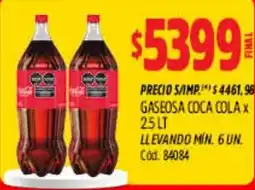 Supermercados Yaguar Coca cola gaseosa oferta