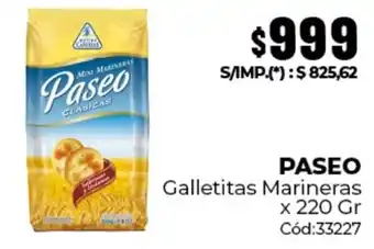 Diarco Paseo galletitas marineras oferta