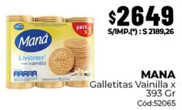 Diarco Maná galletitas vainilla oferta