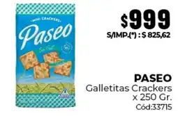 Diarco Paseo galletitas crackers oferta