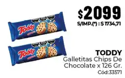 Diarco Toddy galletitas chips de chocolate oferta