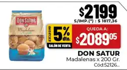 Diarco Don satur madalenas oferta