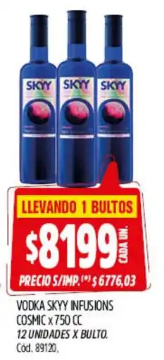 Supermercados Yaguar Skyy vodka infusions cosmic oferta